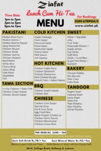 Best dinner buffet in Lahore